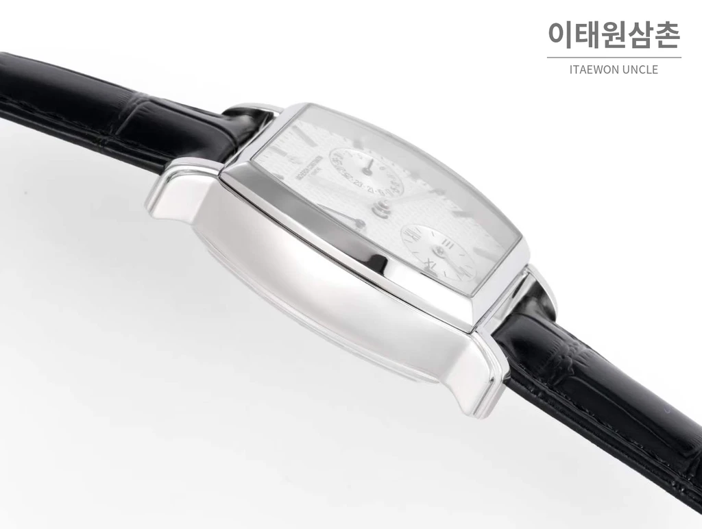 바쉐론콘스탄틴 말테 실버 베젤 화이트다이얼 듀얼타임 오토매틱 48mm (2)