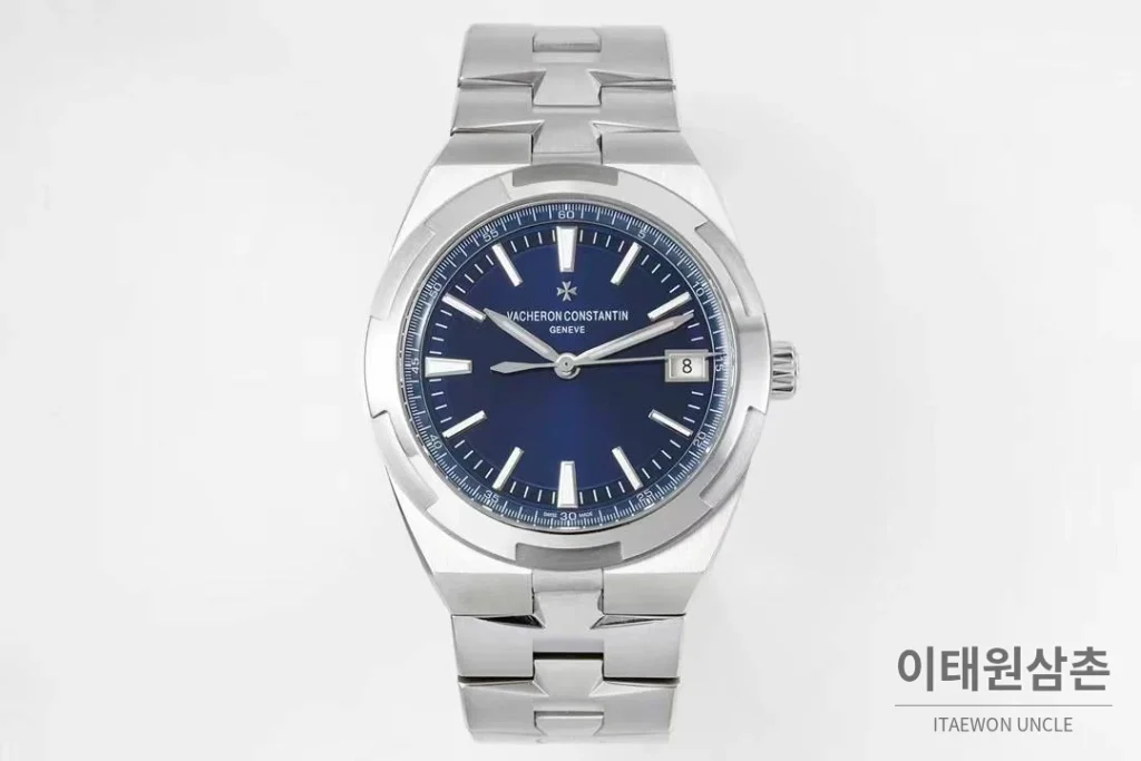 바쉐론콘스탄틴 콘스탄틴 오버시즈 4500 블루 다이얼 오토매틱 41mm