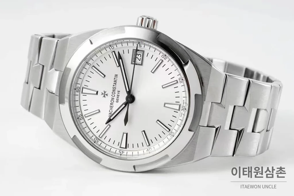 바쉐론콘스탄틴 콘스탄틴 오버시즈 4500 블루 다이얼 오토매틱 41mm (3)