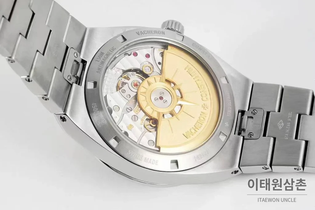 바쉐론콘스탄틴 콘스탄틴 오버시즈 4500 블루 다이얼 오토매틱 41mm