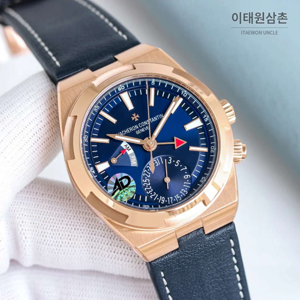 바쉐론콘스탄틴 오버시즈 듀얼타임 블루다이얼 오토매틱 41mm 7920V/210A-B334