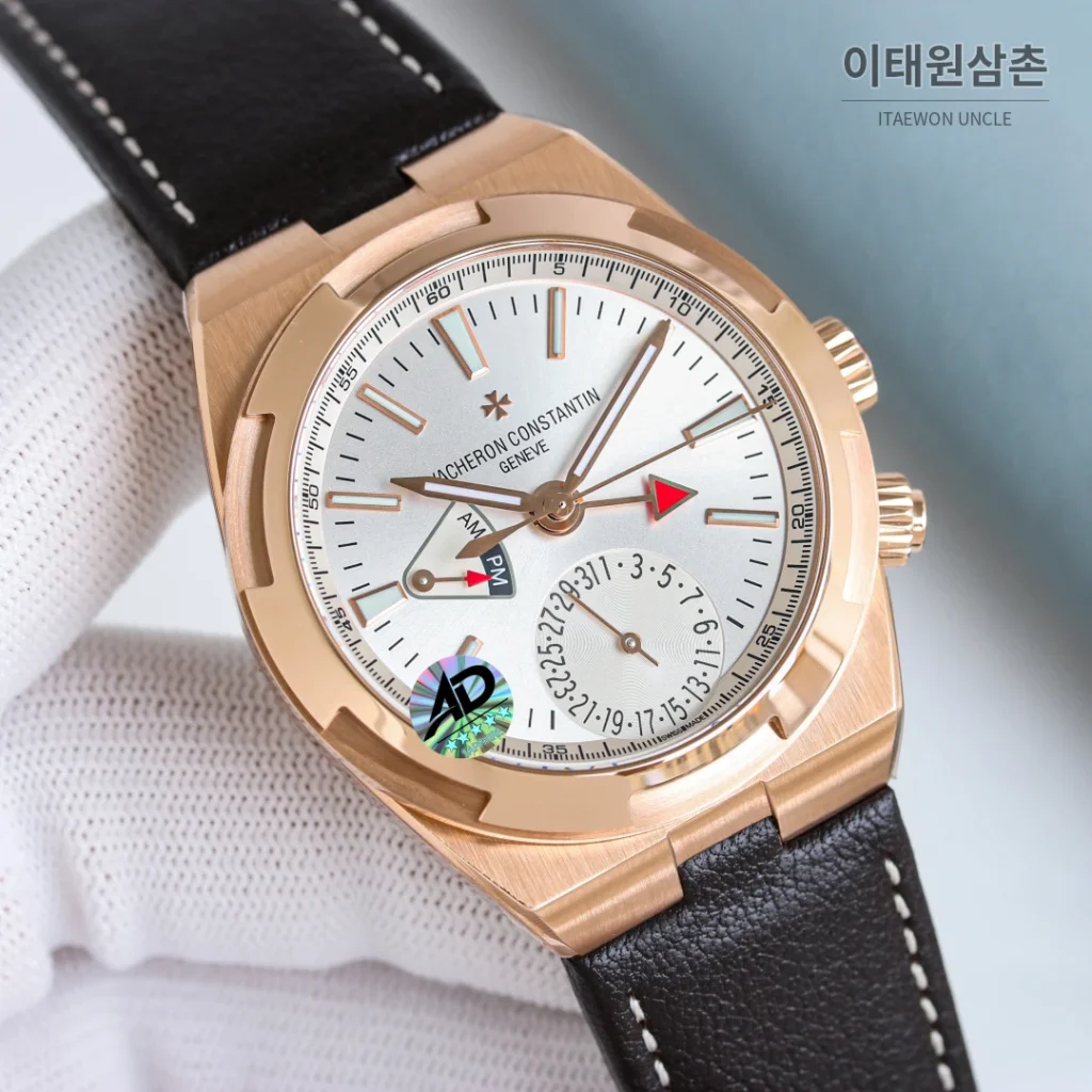 바쉐론콘스탄틴 오버시즈 듀얼타임 블루다이얼 오토매틱 41mm 7920V/210A-B334