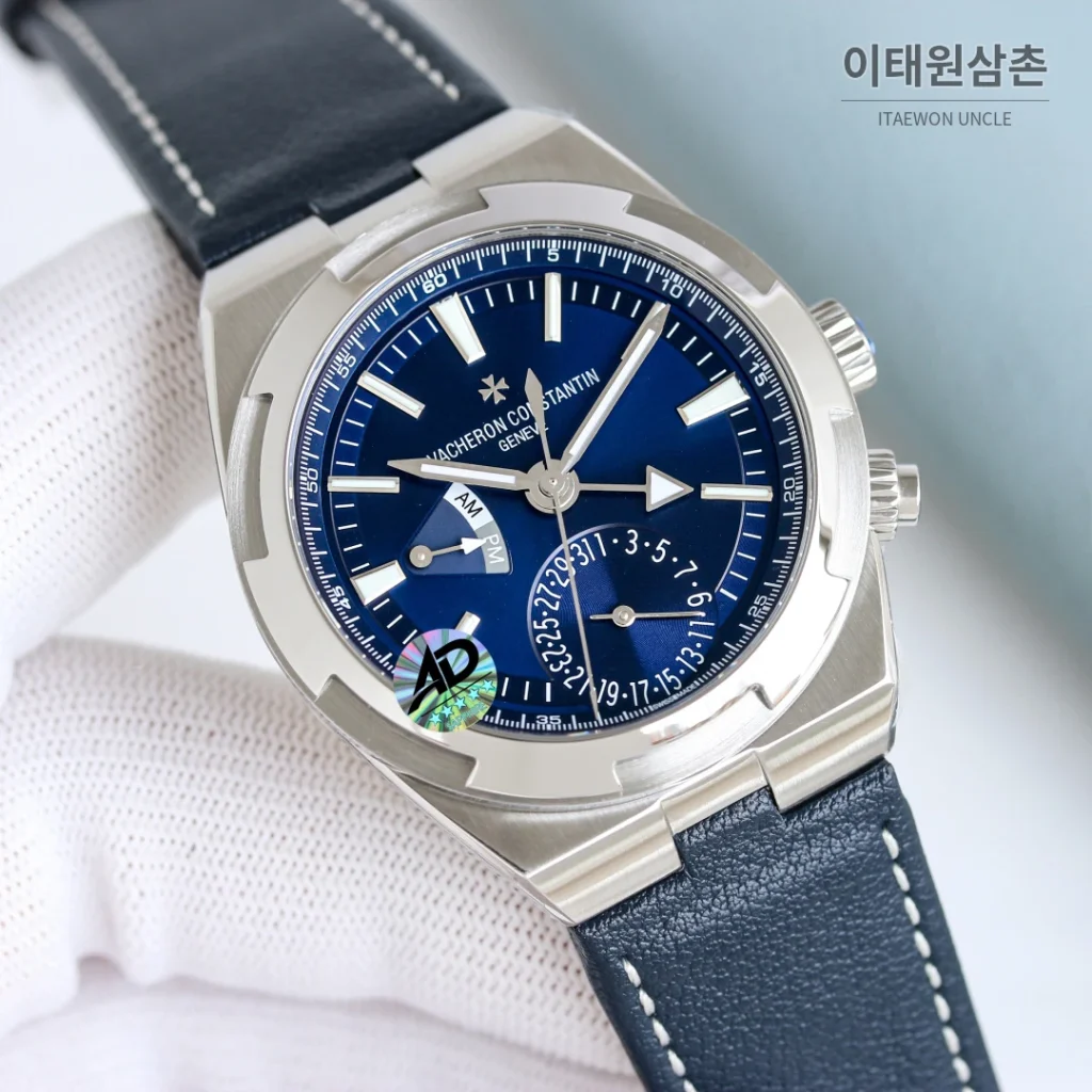 바쉐론콘스탄틴 오버시즈 듀얼타임 블루다이얼 오토매틱 41mm 7920V/210A-B334