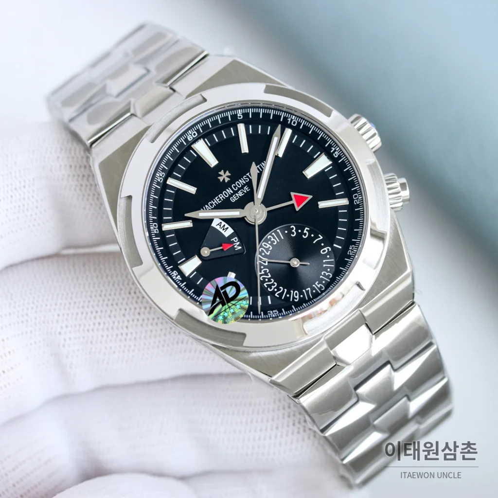 바쉐론콘스탄틴 오버시즈 듀얼타임 블루다이얼 오토매틱 41mm 7920V/210A-B334 스틸 브레이슬릿