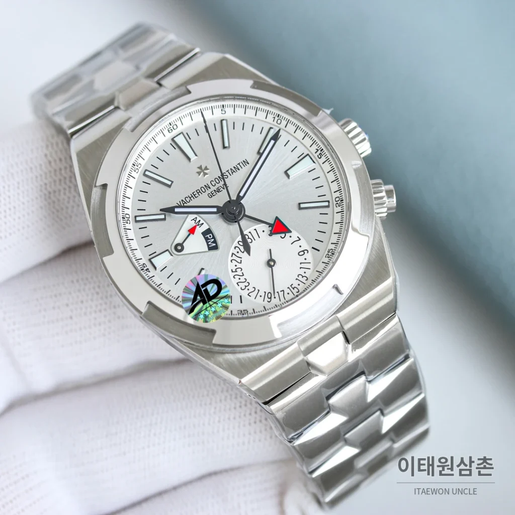 바쉐론콘스탄틴 오버시즈 듀얼타임 블루다이얼 오토매틱 41mm 7920V/210A-B334 스틸 브레이슬릿