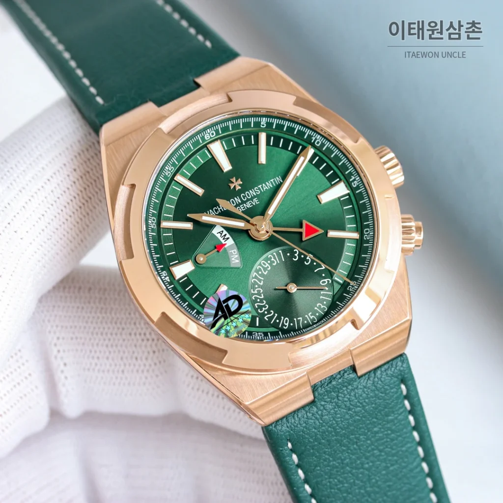 바쉐론콘스탄틴 오버시즈 듀얼타임 블루다이얼 오토매틱 41mm 7920V/210A-B334