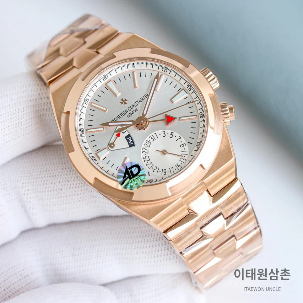 바쉐론콘스탄틴 오버시즈 듀얼타임 블루다이얼 오토매틱 41mm 7920V/210A-B334 스틸 브레이슬릿
