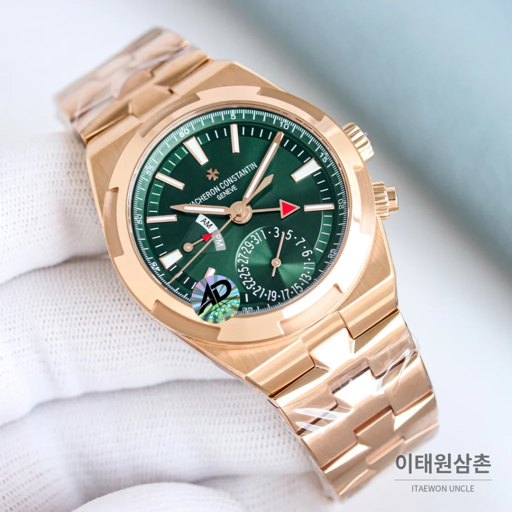 바쉐론콘스탄틴 오버시즈 듀얼타임 블루다이얼 오토매틱 41mm 7920V/210A-B334 스틸 브레이슬릿