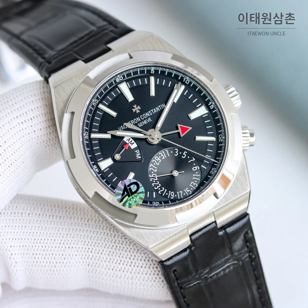 바쉐론콘스탄틴 오버시즈 듀얼타임 스틸 블루다이얼 오토매틱 41mm 7920V/210A-B334