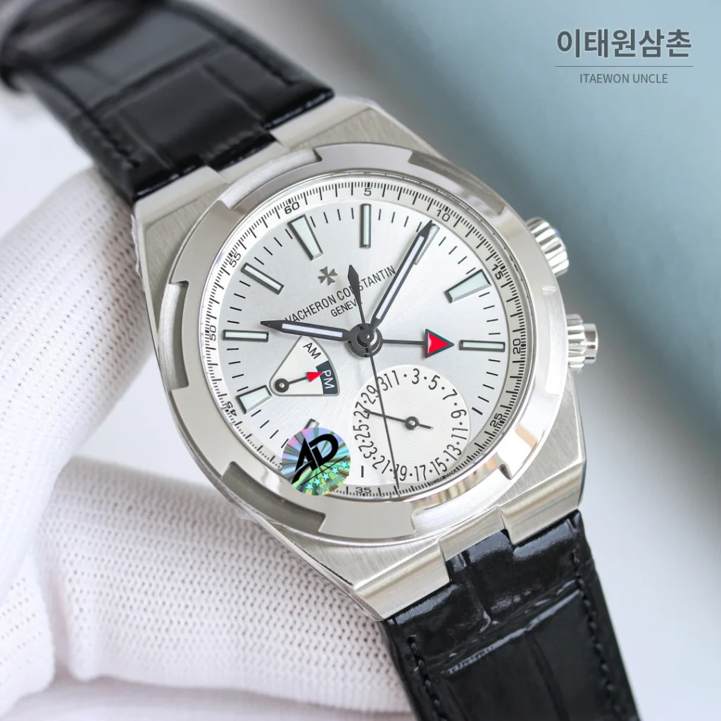 바쉐론콘스탄틴 오버시즈 듀얼타임 스틸 블루다이얼 오토매틱 41mm 7920V/210A-B334