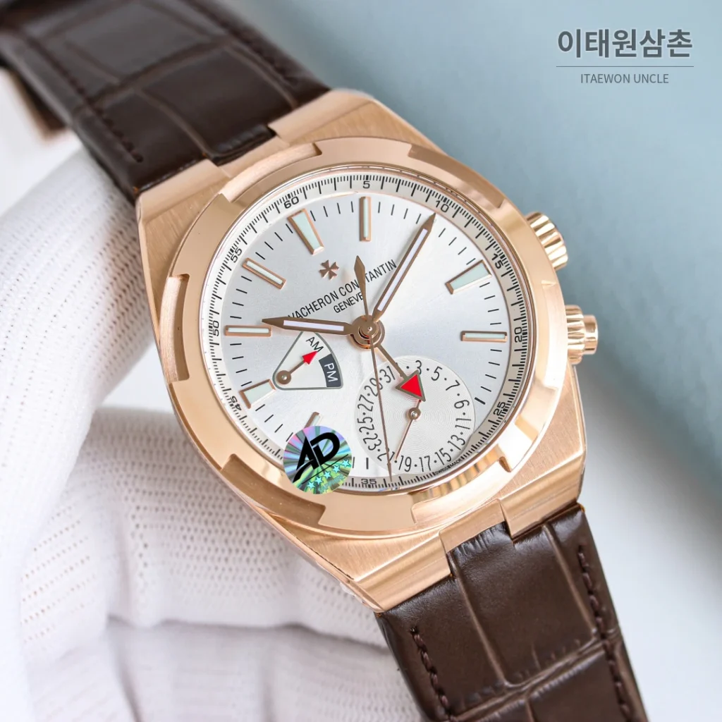 바쉐론콘스탄틴 오버시즈 듀얼타임 스틸 블루다이얼 오토매틱 41mm 7920V/210A-B334