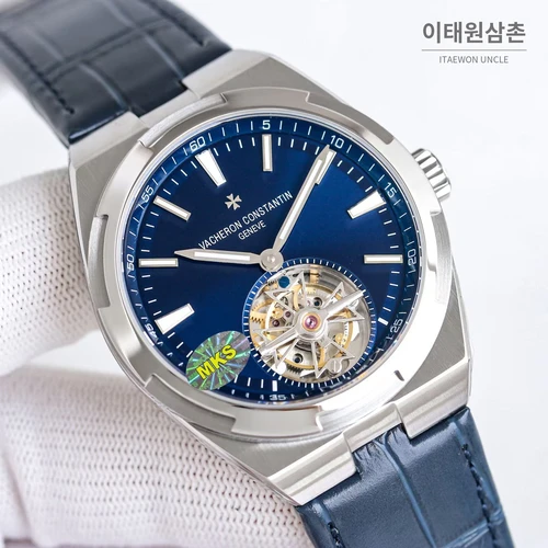 바쉐론콘스탄틴 오버시즈 스틸 블루다이얼 투르비용 오토매틱 42.5mm 바쉐론콘스탄틴 오버시즈 스틸 블루다이얼 투르비용 오토매틱 42.5mm