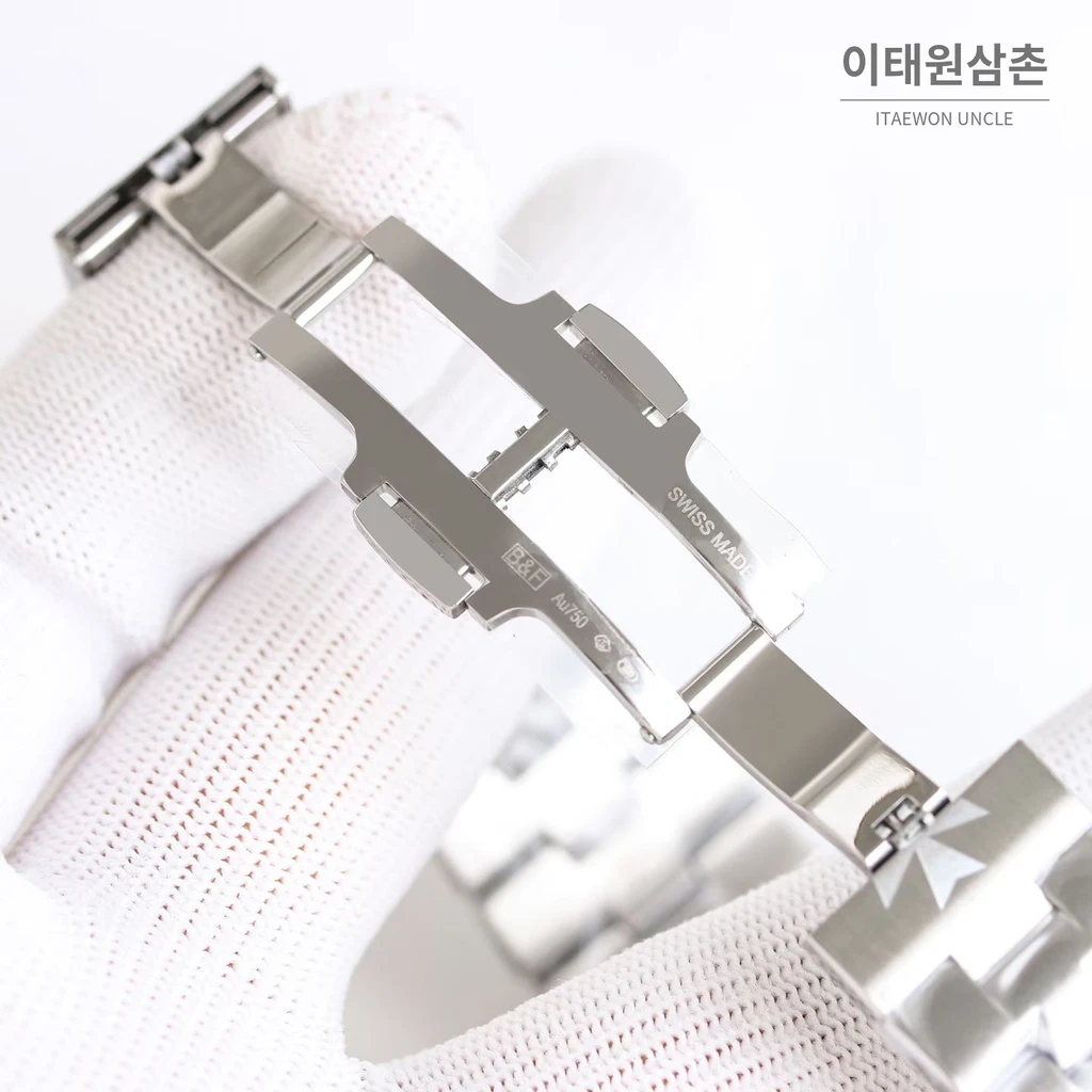 바쉐론콘스탄틴 오버시즈 스틸 블루다이얼 투르비용 스틸브레이슬릿 오토매틱 42.5mm