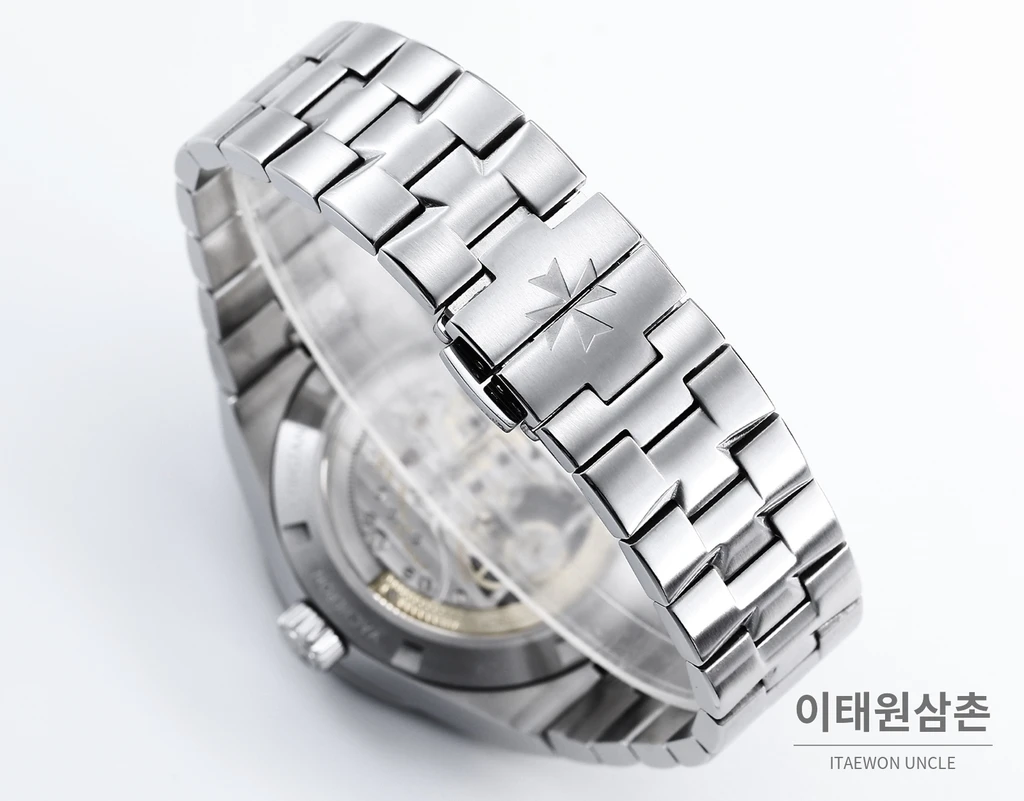 바쉐론콘스탄틴 오버시즈 스틸 블루다이얼 투르비용 기계식 42.5mm
