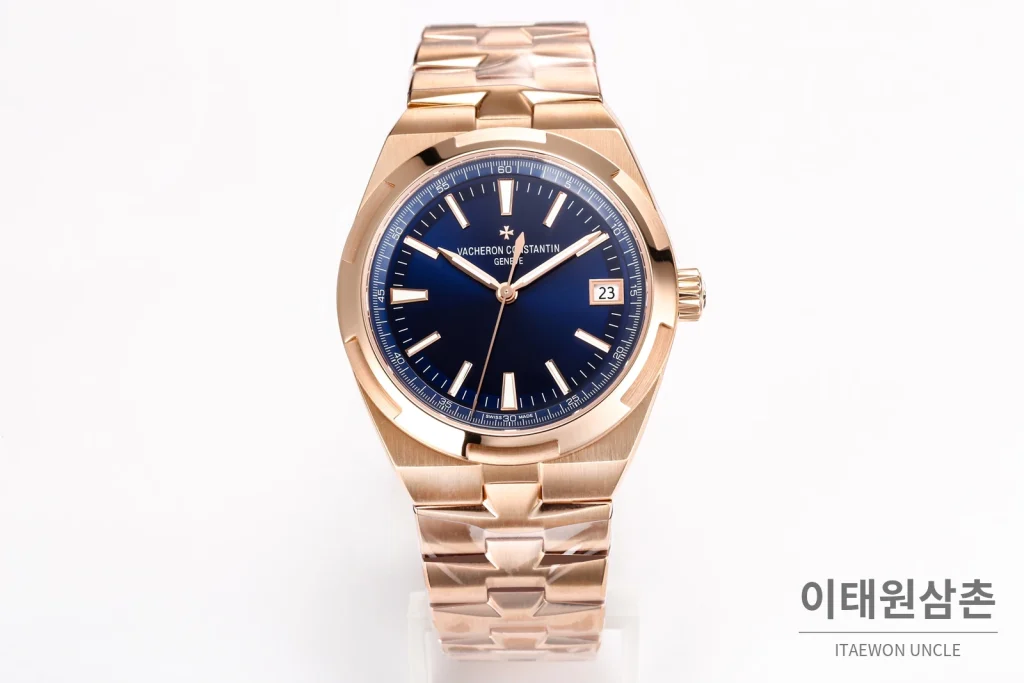 바쉐론콘스탄틴 오버시즈 스틸 선버스트 다이얼 오토매틱 41mm 4520V (2)