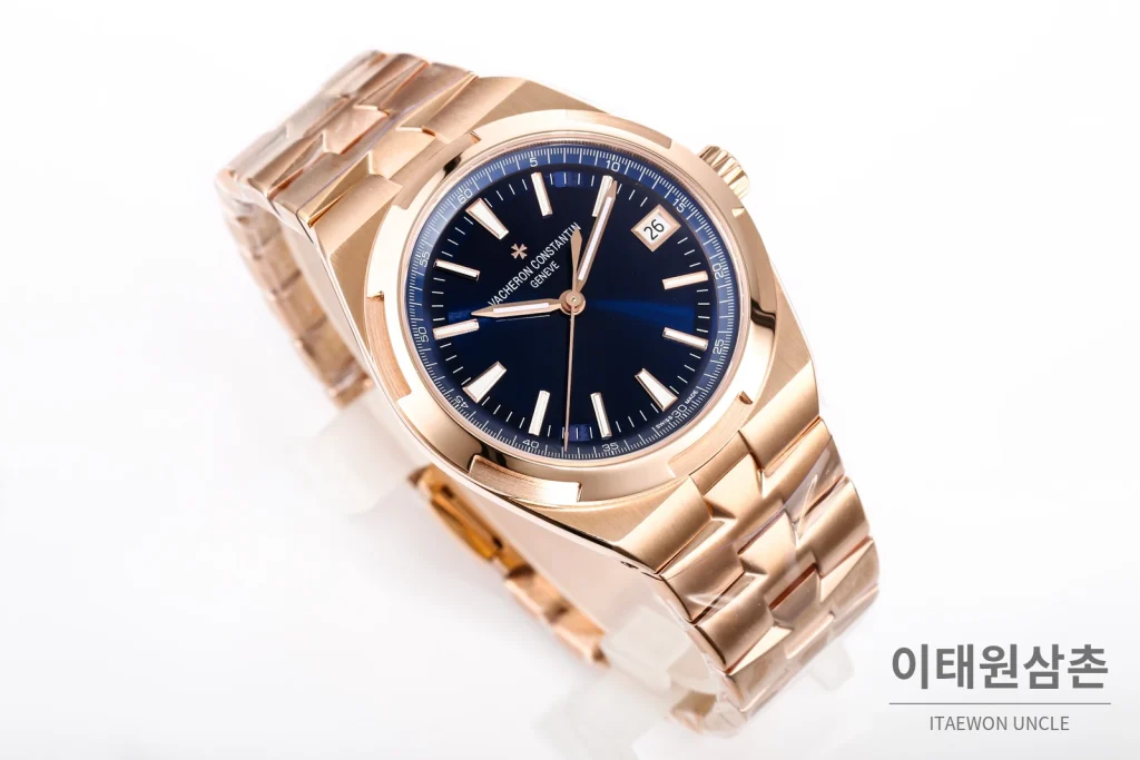 바쉐론콘스탄틴 오버시즈 스틸 선버스트 다이얼 오토매틱 41mm 4520V (2)