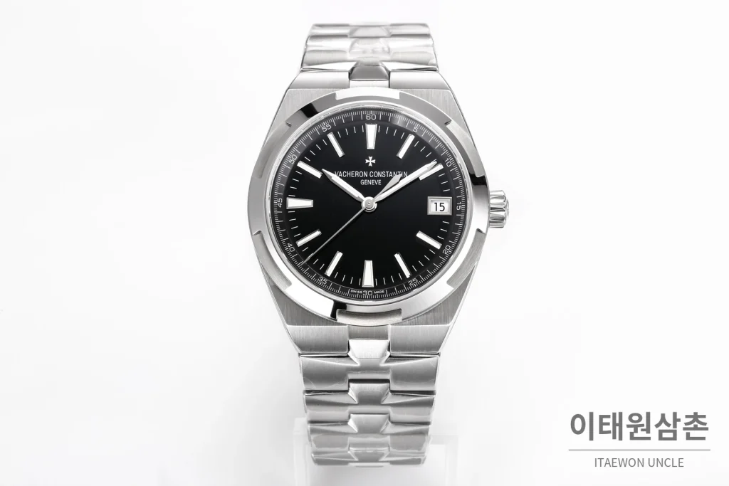 바쉐론콘스탄틴 오버시즈 스틸 선버스트 다이얼 오토매틱 41mm 4520V