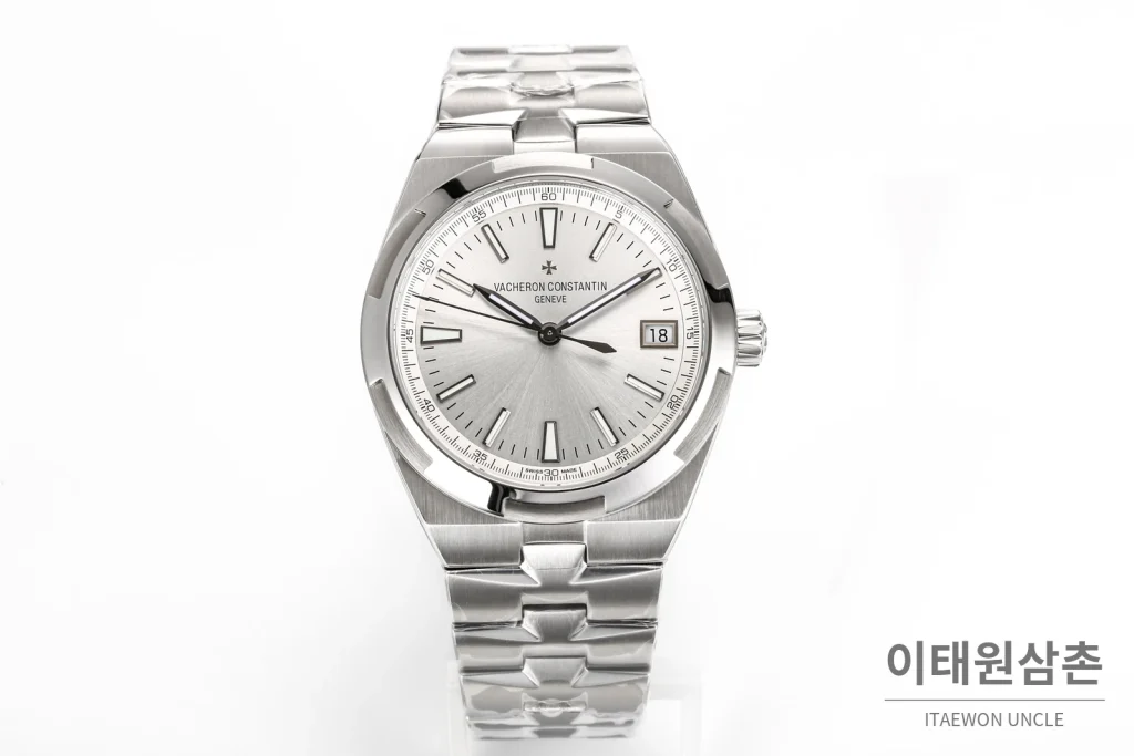 바쉐론콘스탄틴 오버시즈 스틸 선버스트 다이얼 오토매틱 41mm 4520V
