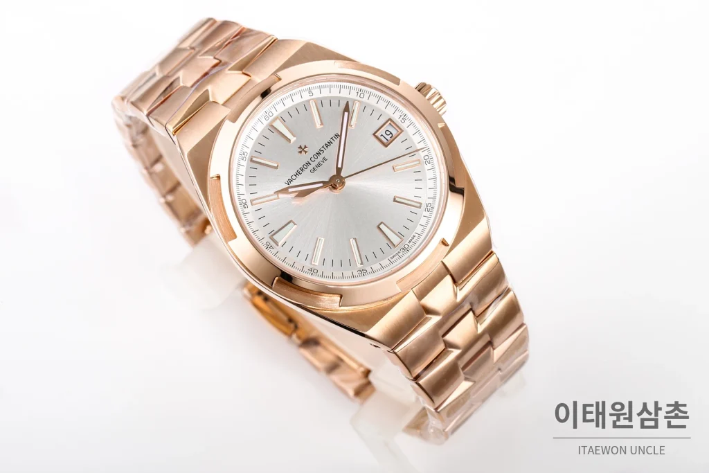 바쉐론콘스탄틴 오버시즈 스틸 선버스트 다이얼 오토매틱 41mm 4520V (2)