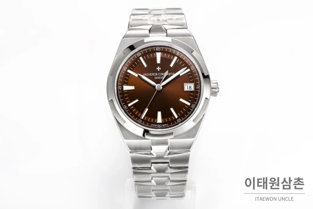 바쉐론콘스탄틴 오버시즈 스틸 선버스트 다이얼 오토매틱 41mm 4520V