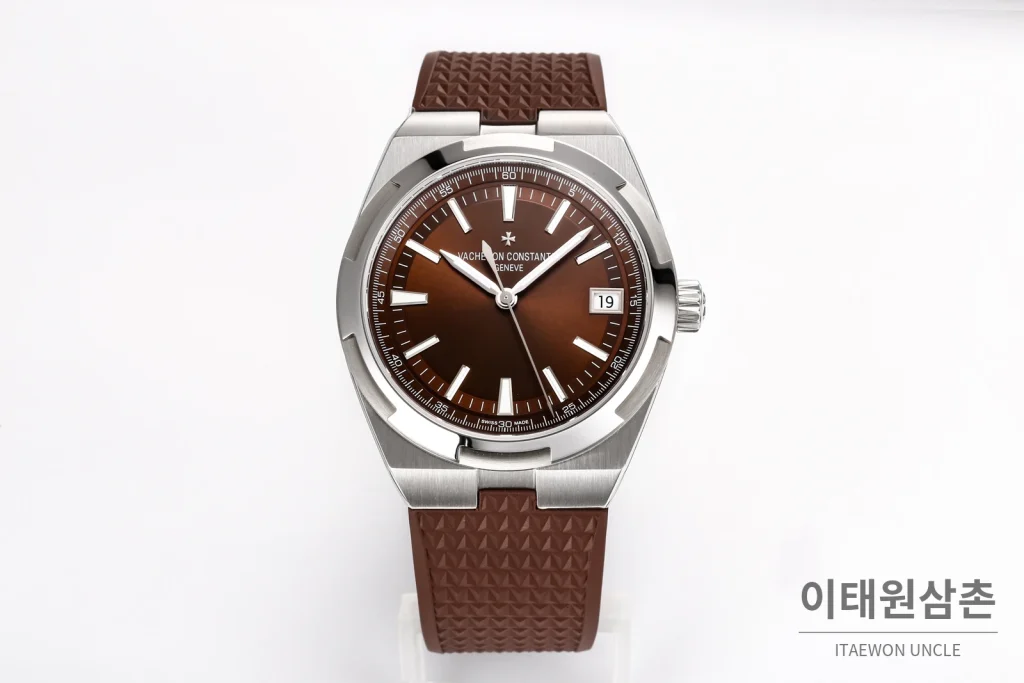 바쉐론콘스탄틴 오버시즈 스틸 선버스트 다이얼 오토매틱 41mm 4520V (3)