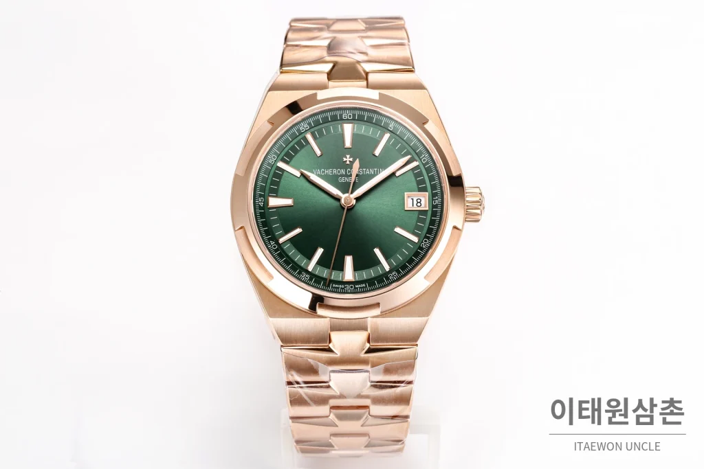 바쉐론콘스탄틴 오버시즈 스틸 선버스트 다이얼 오토매틱 41mm 4520V (2)