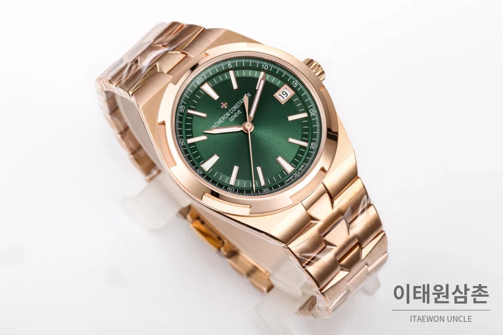바쉐론콘스탄틴 오버시즈 스틸 선버스트 다이얼 오토매틱 41mm 4520V (2)