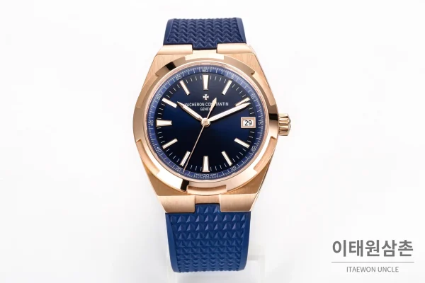 바쉐론콘스탄틴 오버시즈 스틸 선버스트 러버밴드 오토매틱 41mm 4520V (2) 바쉐론콘스탄틴 오버시즈 스틸 선버스트 러버밴드 오토매틱 41mm 4520V (2)