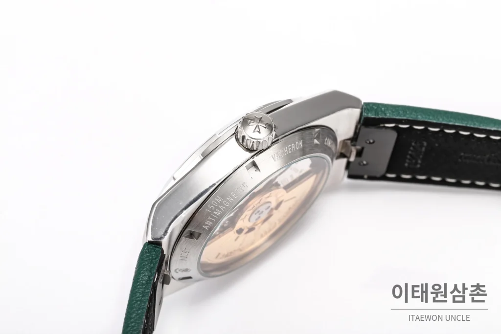 바쉐론콘스탄틴 오버시즈 스틸 선버스트 러버밴드 오토매틱 41mm 4520V
