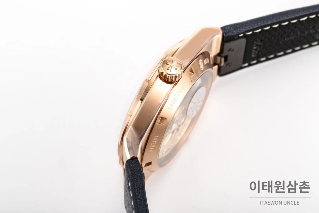 바쉐론콘스탄틴 오버시즈 스틸 선버스트 러버밴드 오토매틱 41mm 4520V (2)