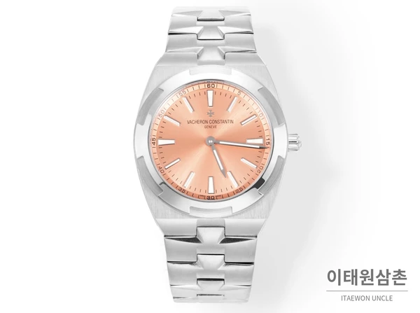 바쉐론콘스탄틴 오버시즈 울트라 씬 950 플래티넘 마름모 베젤 살몬다이얼 오토매틱 39.5mm 바쉐론콘스탄틴 오버시즈 울트라 씬 950 플래티넘 마름모 베젤 살몬다이얼 오토매틱 39.5mm