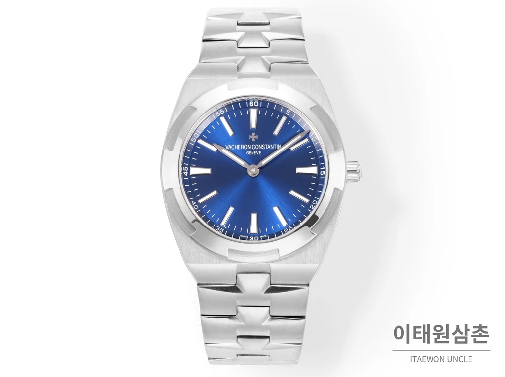 바쉐론콘스탄틴 오버시즈 울트라 씬 950 플래티넘 네이비다이얼 오토매틱 39.5mm