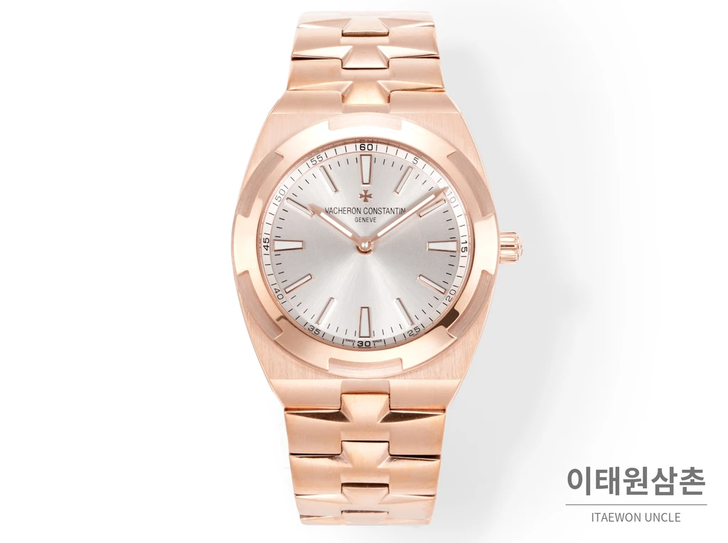 바쉐론콘스탄틴 오버시즈 울트라 씬 950 플래티넘 실버다이얼 오토매틱 39.5mm