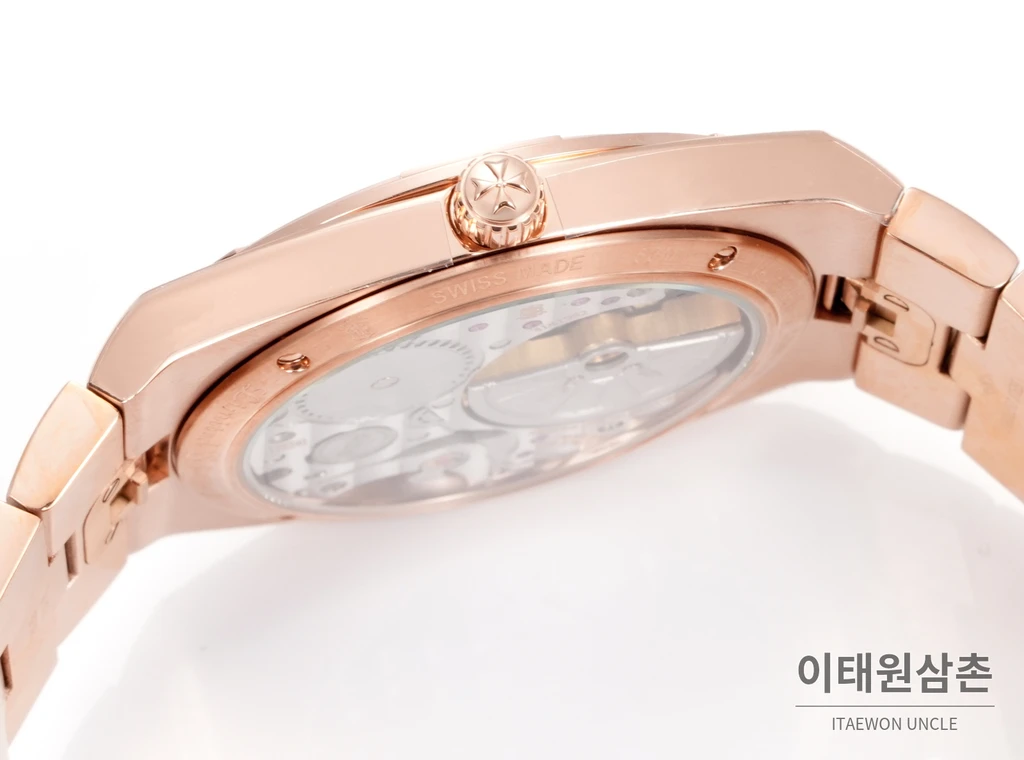 바쉐론콘스탄틴 오버시즈 울트라 씬 950 플래티넘 실버다이얼 오토매틱 39.5mm