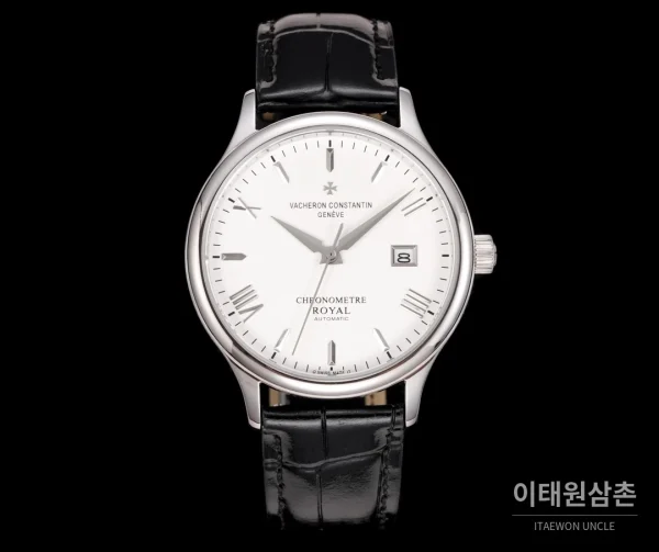 바쉐론콘스탄틴 패트리모니 316L 스틸 레더 오토매틱 40mm 화이트 다이얼 바쉐론콘스탄틴 패트리모니 316L 스틸 레더 오토매틱 40mm 화이트 다이얼