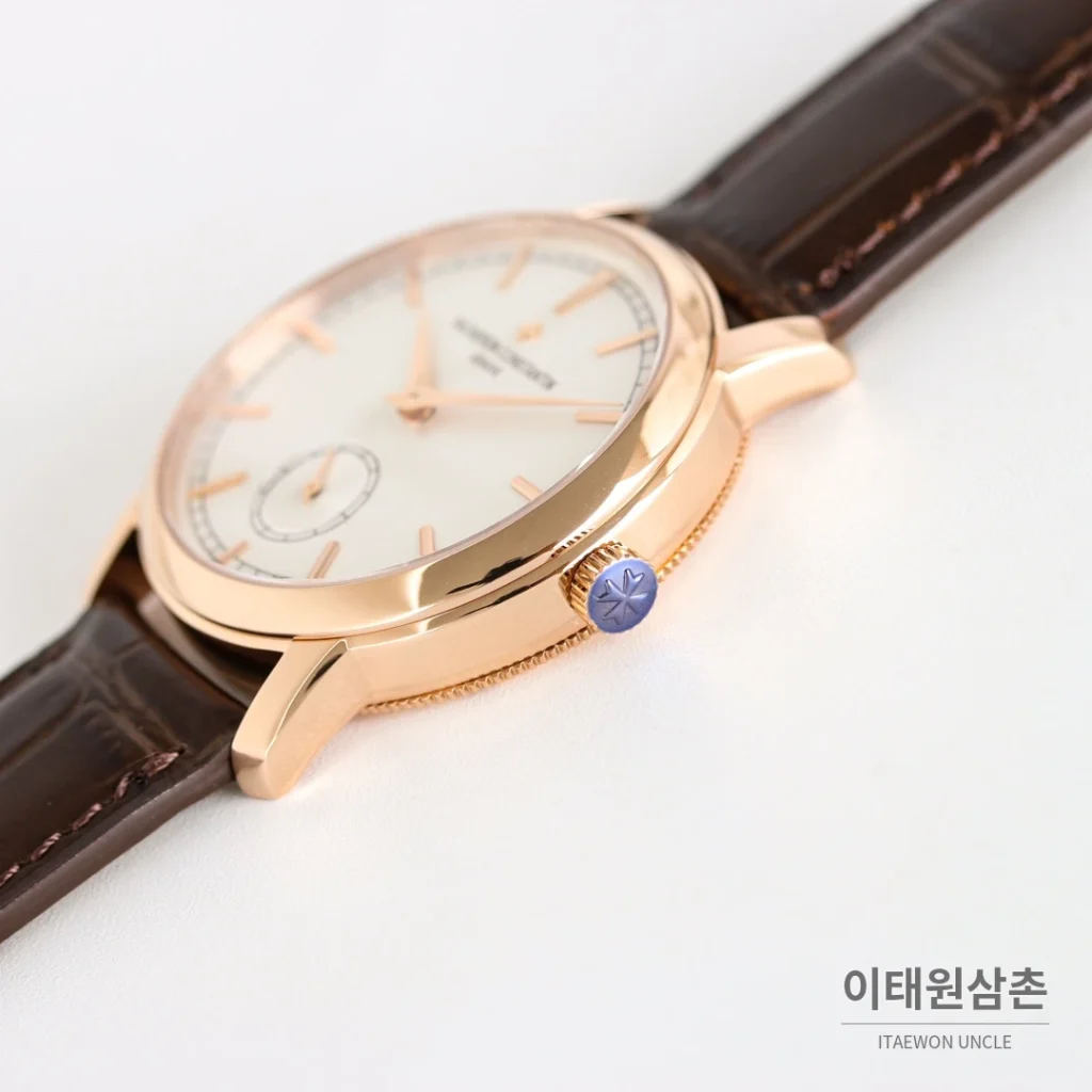 바쉐론콘스탄틴 패트리모니 오토매틱 38mm 화이트 다이얼