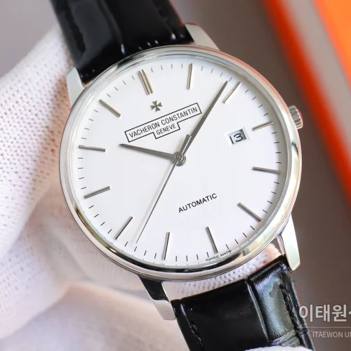 바쉐론콘스탄틴 패트리모니 오토매틱 40mm 화이트 다이얼 블랙 가죽 스트랩 (3) 바쉐론콘스탄틴 패트리모니 오토매틱 40mm 화이트 다이얼 블랙 가죽 스트랩 (3)