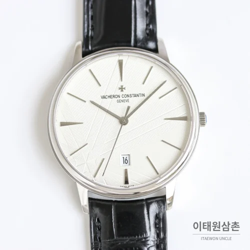 바쉐론콘스탄틴 패트리모니 오토매틱 40mm 화이트 다이얼 블랙 가죽 스트랩 (4) 바쉐론콘스탄틴 패트리모니 오토매틱 40mm 화이트 다이얼 블랙 가죽 스트랩 (4)