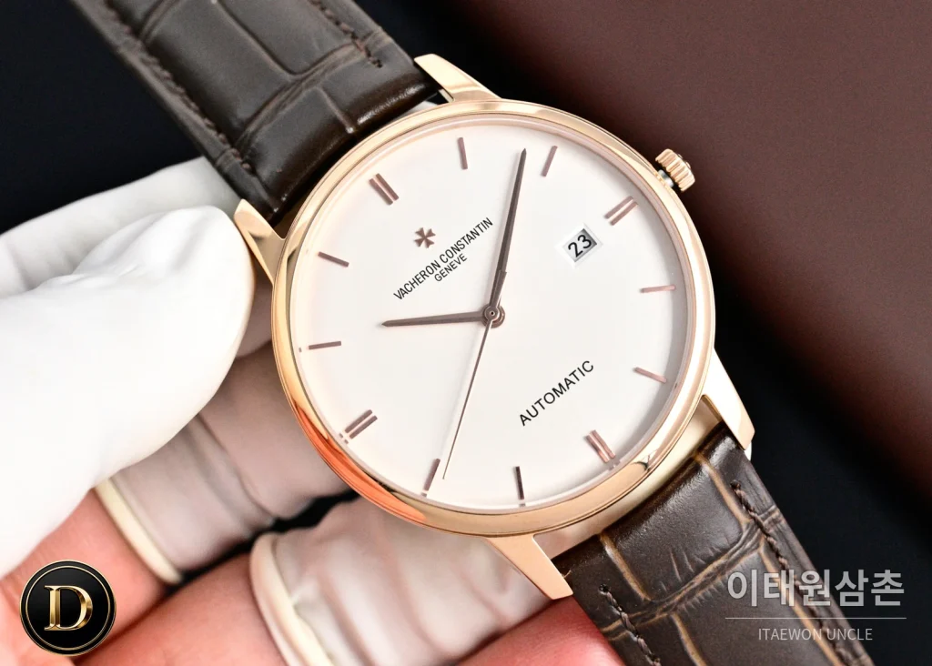 바쉐론콘스탄틴 패트리모니 울트라씬 실버다이얼 오토매틱 40mm