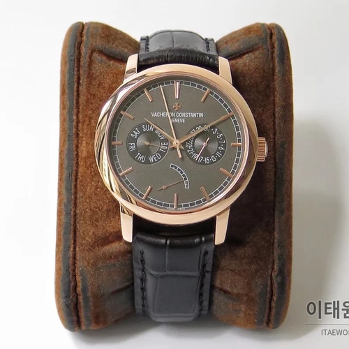 바쉐론콘스탄틴 트래디셔널 18K 로즈골드 파워리저브 데이 데이트 오토매틱 39.5mm 바쉐론콘스탄틴 트래디셔널 18K 로즈골드 파워리저브 데이 데이트 오토매틱 39.5mm