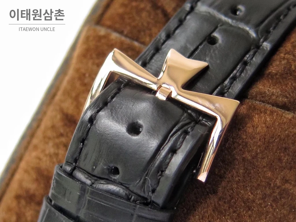 바쉐론콘스탄틴 트래디셔널 18K 로즈골드 파워리저브 데이 데이트 오토매틱 39.5mm