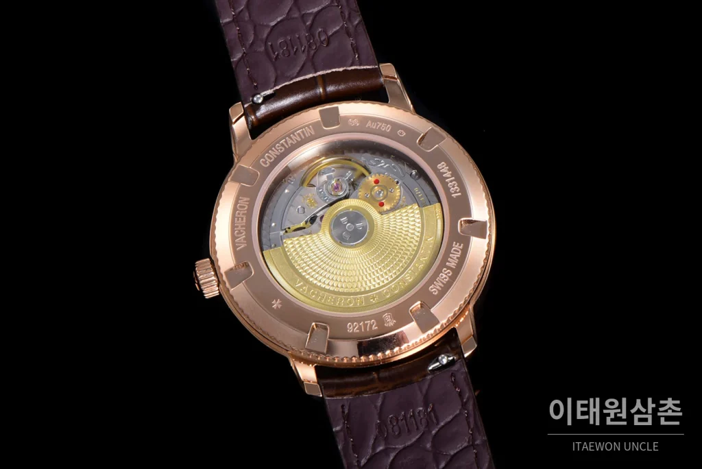 바쉐론콘스탄틴 트래디셔널 18K 로즈골드 실버다이얼 오토매틱 40mm