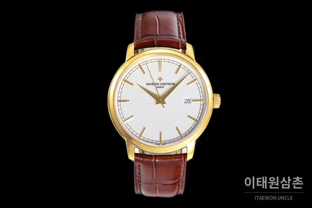 바쉐론콘스탄틴 트래디셔널 18K 옐로우골드 실버다이얼 오토매틱 40mm (2)