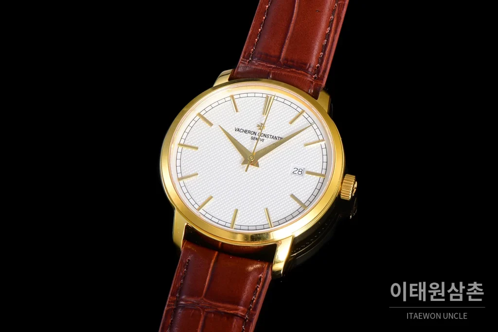 바쉐론콘스탄틴 트래디셔널 18K 옐로우골드 실버다이얼 오토매틱 40mm (2)