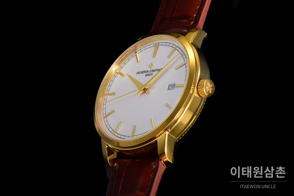 바쉐론콘스탄틴 트래디셔널 18K 옐로우골드 실버다이얼 오토매틱 40mm (2)
