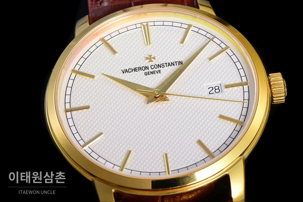 바쉐론콘스탄틴 트래디셔널 18K 옐로우골드 실버다이얼 오토매틱 40mm (2)