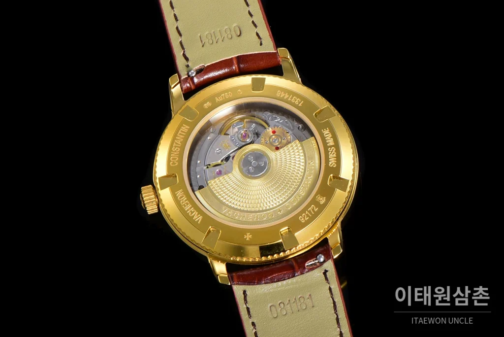 바쉐론콘스탄틴 트래디셔널 18K 옐로우골드 실버다이얼 오토매틱 40mm (2)