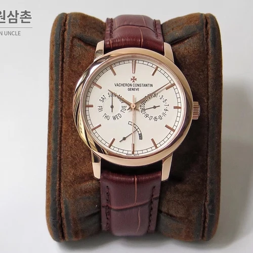 바쉐론콘스탄틴 트래디셔널 18K 옐로우골드 파워리저브 데이 데이트 오토매틱 39.5mm 바쉐론콘스탄틴 트래디셔널 18K 옐로우골드 파워리저브 데이 데이트 오토매틱 39.5mm