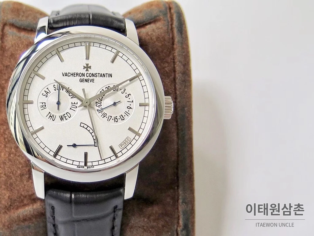 바쉐론콘스탄틴 트래디셔널 파워리저브 데이 데이트 오토매틱 39.5mm