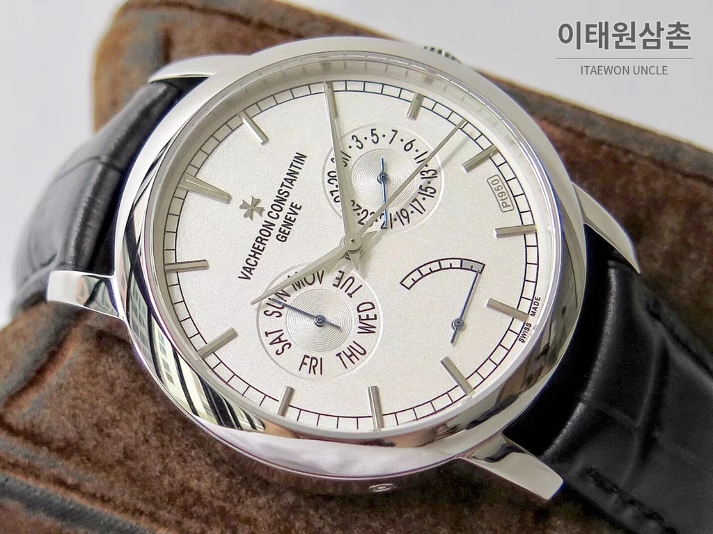 바쉐론콘스탄틴 트래디셔널 파워리저브 데이 데이트 오토매틱 39.5mm
